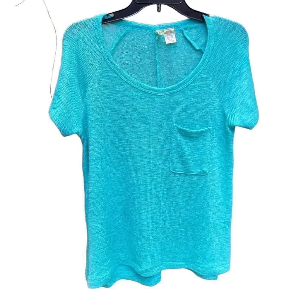 Chenault Short Sleeve Knit Top Sz Medium